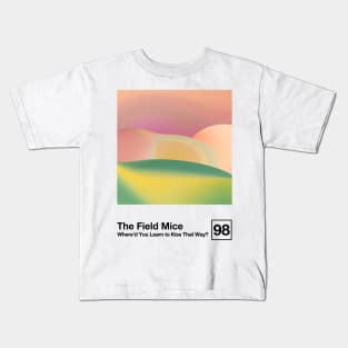 The Field Mice / Minimalist Graphic Poster Art Design Kids T-Shirt